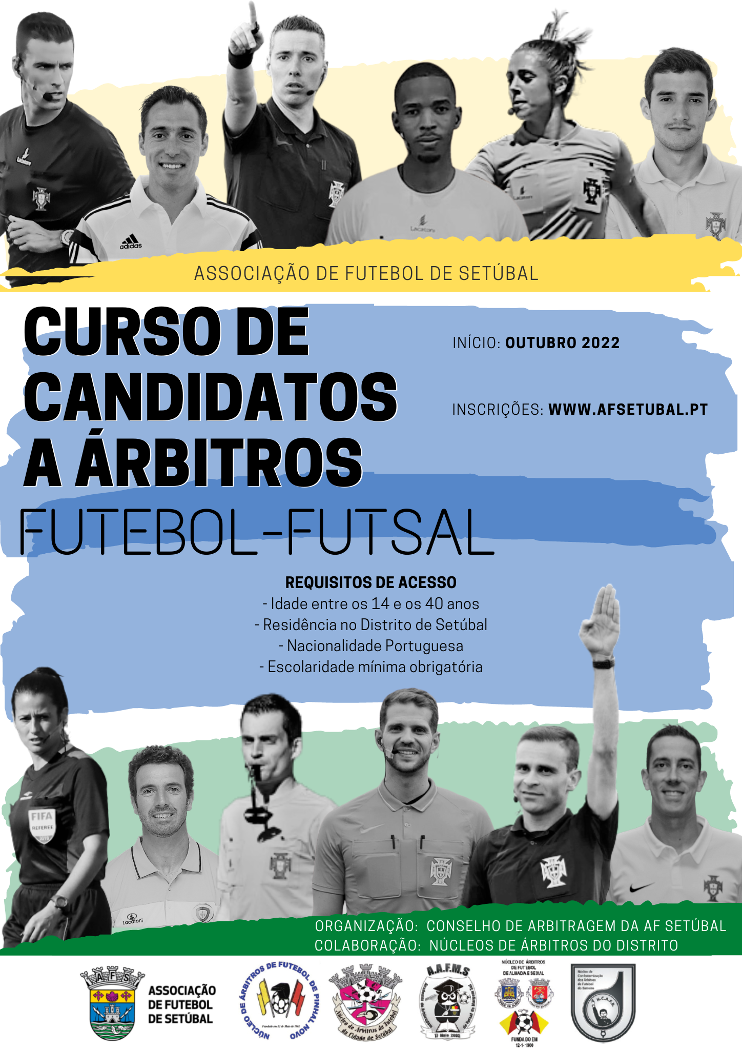 Cursos De Rbitros De Futebol E De Futsal Inscri Es Abertas